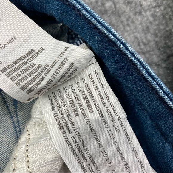 Abercrombie & Fitch Signature Collection Rip + Repair Ankle Straight Jeans - Picture 5 of 11